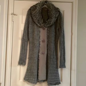 Ladies sweater coat